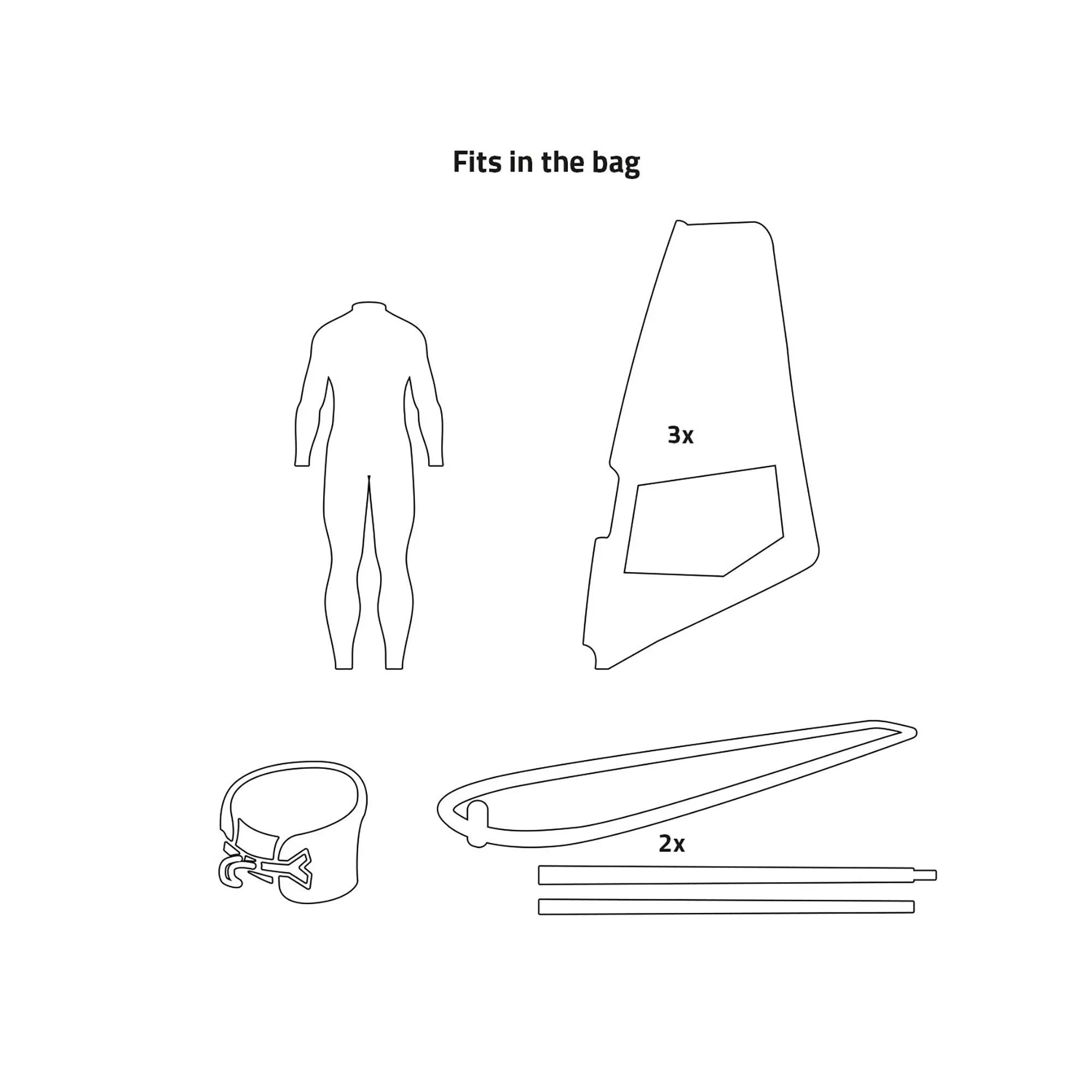 Prolimit Aero Sessionbag – Rigg - bag for Topptur - Surf1