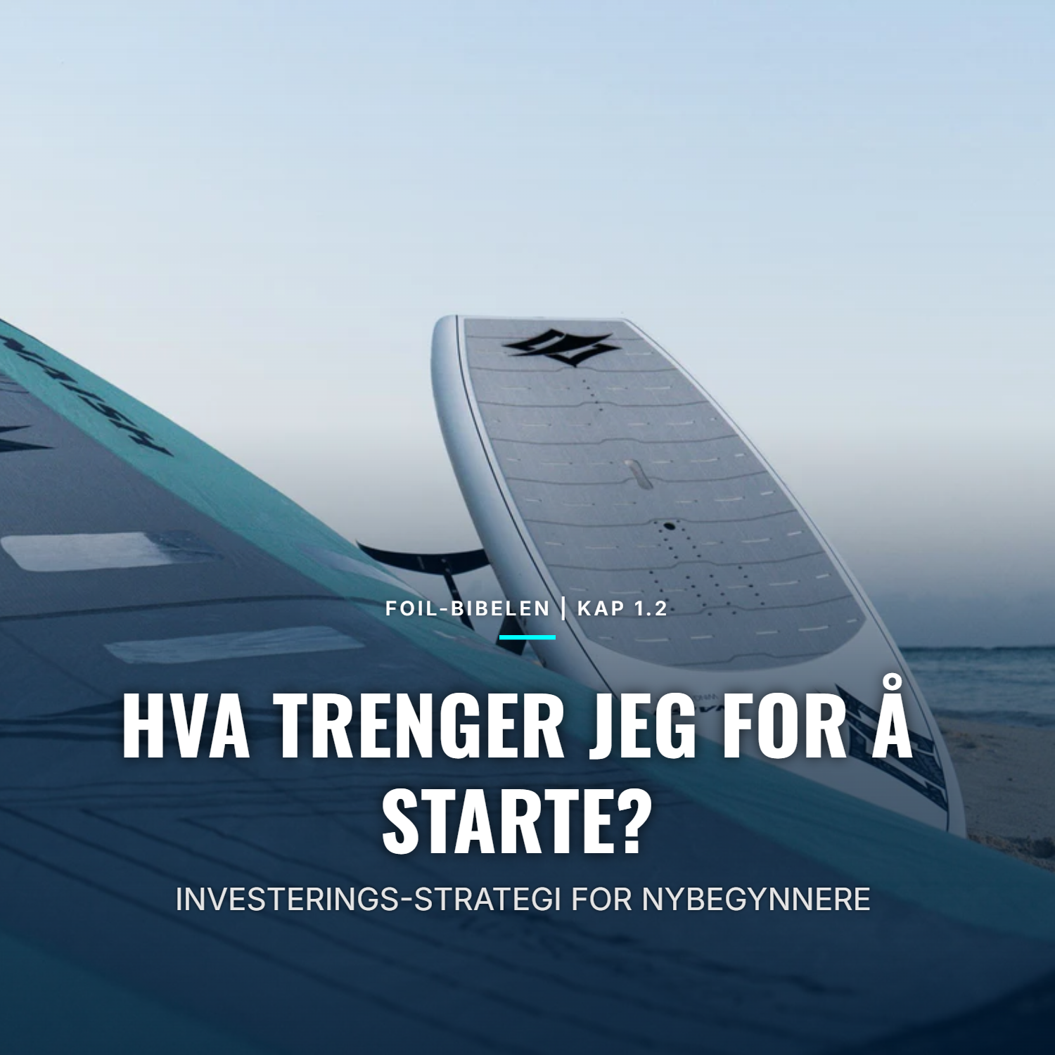 📖 FOIL-BIBELEN | KAP 1.2: HVA TRENGER JEG FOR Å STARTE MED WINGFOIL?