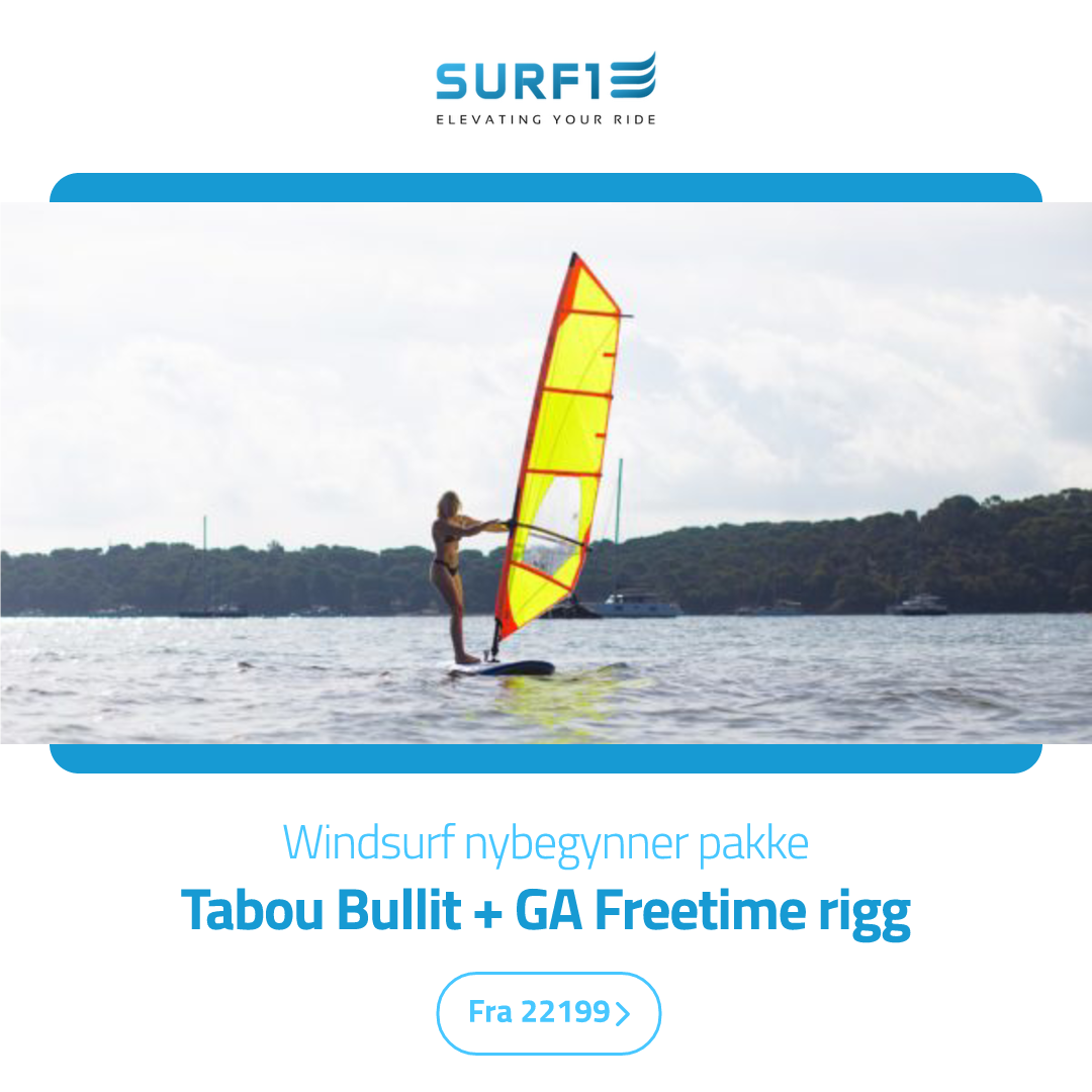 Windsurf nybegynner pakke / Tabou Bullit + Freetime rigg