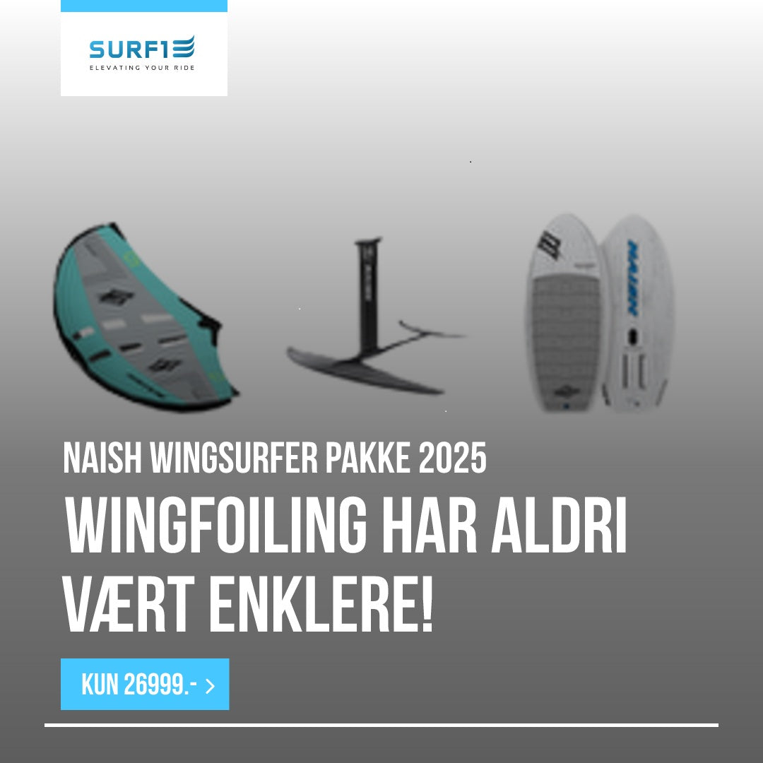 Naish Wingsurfer Pakke 2025: Din komplette wingfoil-pakke for en stabil og progressiv start!