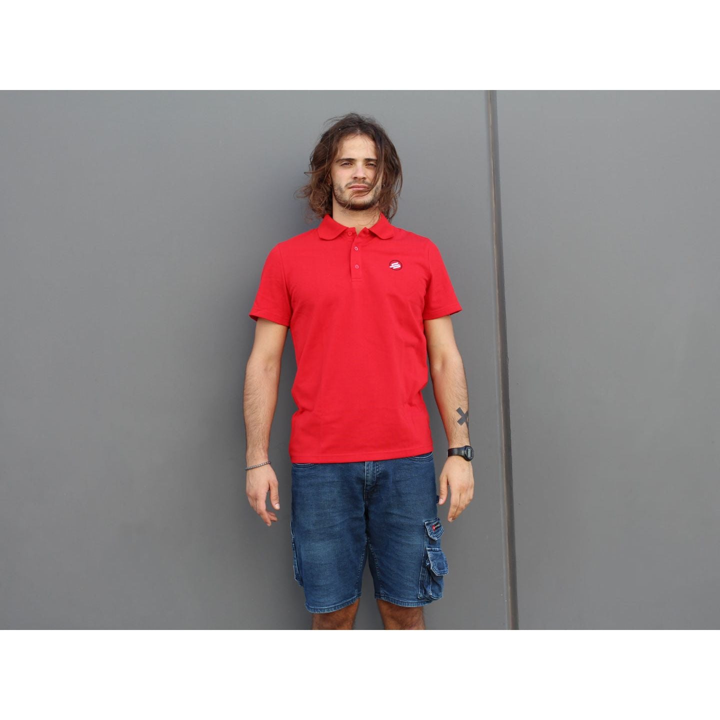 Red Sabfoil Polo - size XL