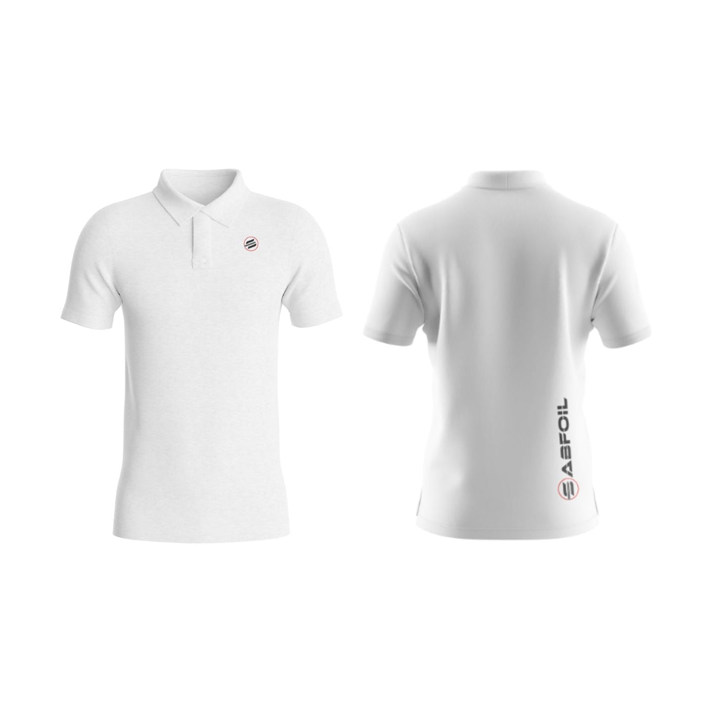 White Sabfoil Polo - size M