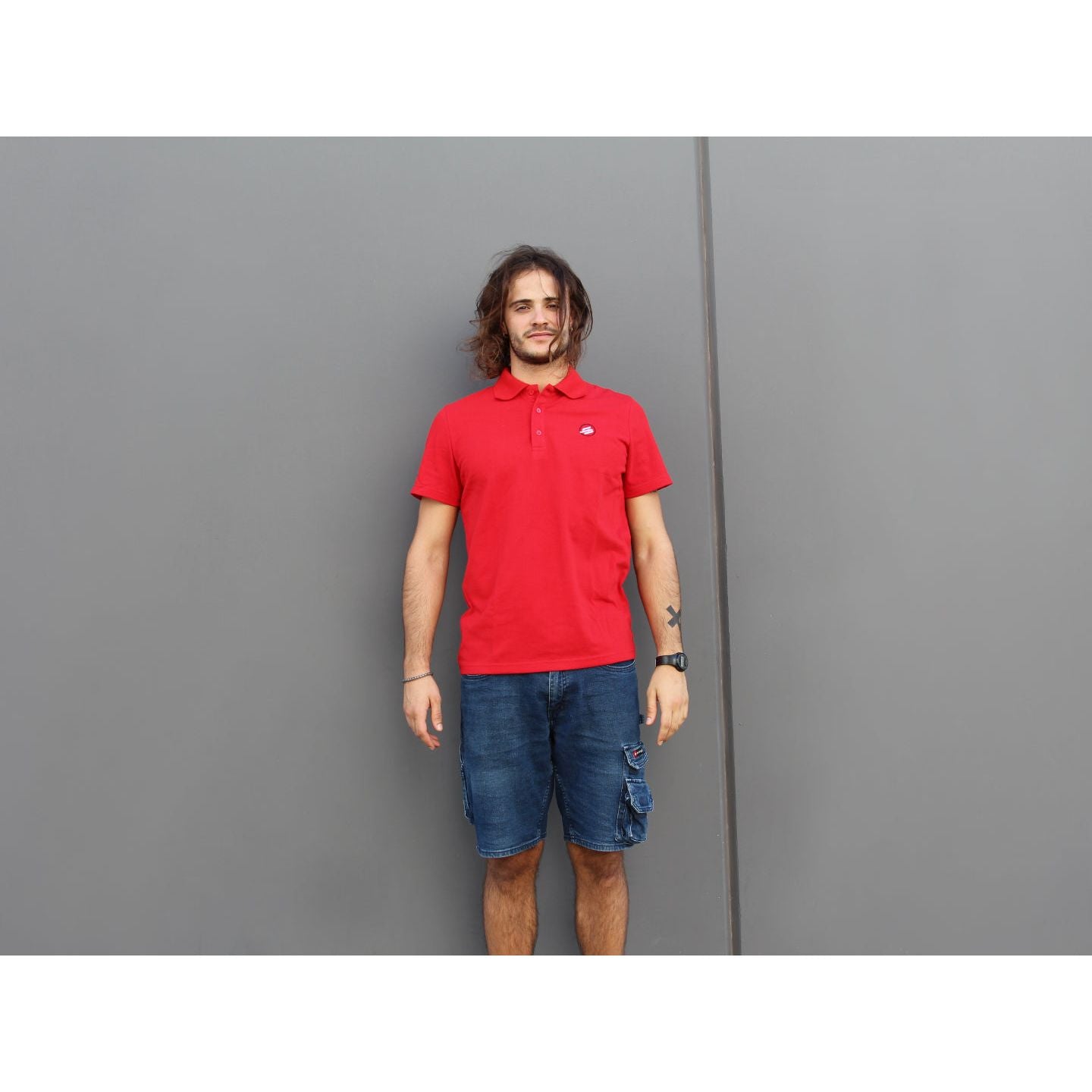 Red Sabfoil Polo - size XXL