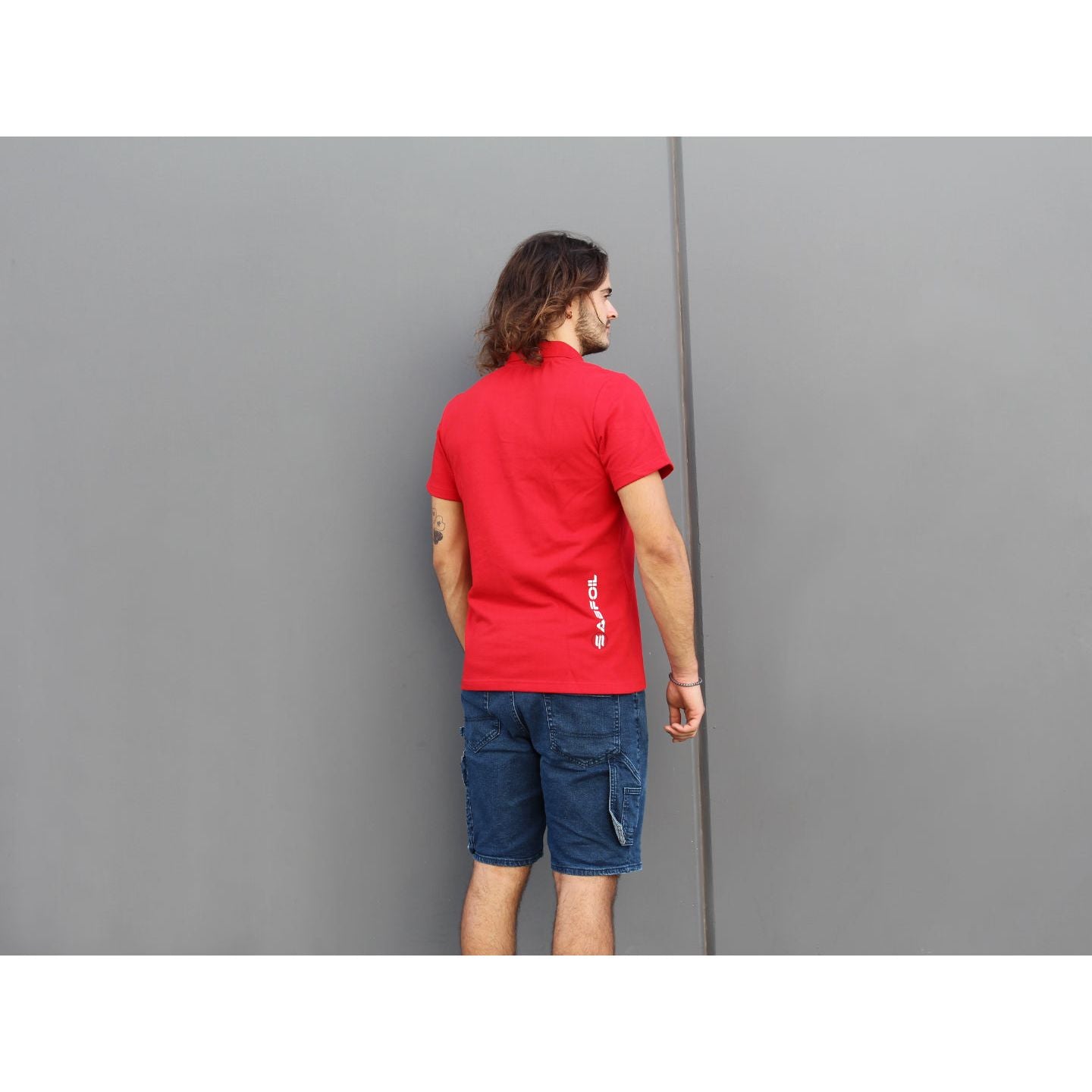 Red Sabfoil Polo - size M