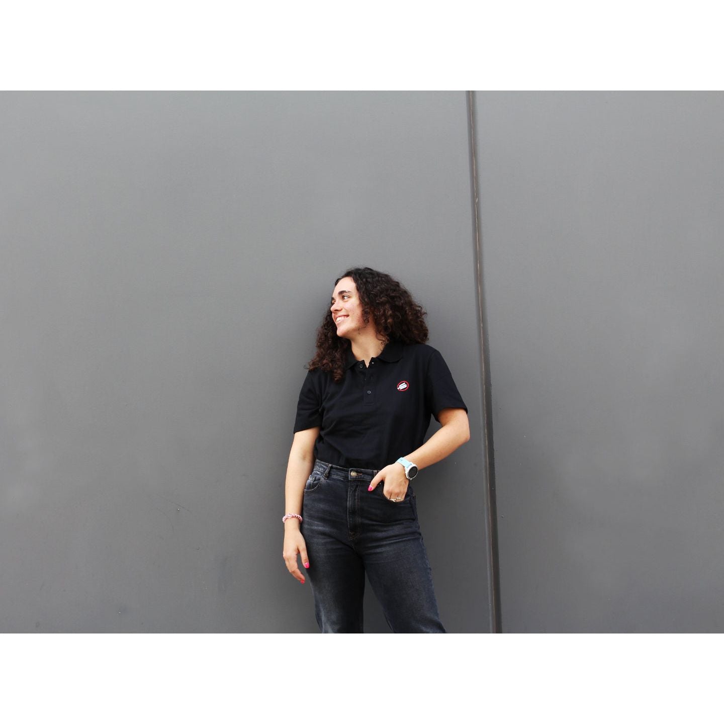 Black Sabfoil Polo - size XXL